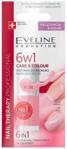 Eveline Nail Therapy Lakier Odżywka 6w1 Care & Colour French 5ml