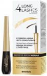 Express Brow Henna jednoskładnikowa henna do brwi z odżywką Brown 6ml