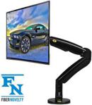 F100A - Solidny, obrotowy, uchwyt biurkowy na sprężynie do monitorów LCD, LED 22"-35"