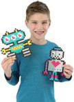 Fat Brain Toys Puzzelki Pixelki Jixelz 700El. Roboty