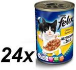 Felix Adult Kawałki w galaretce Kurczak 24x400g