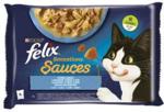 Felix Sensations Sauces Karma dla kotów rybne smaki w sosie 4x85g