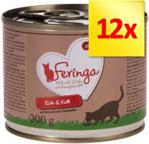 Feringa Menu 2 smaki Łosoś i indyk 12x200g