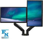 FIBER NOVELTY NB - SOLIDNY OBROTOWY UCHWYT BIURKOWY DO DWÓCH MONITORÓW LCD, LED 22"-32" F195AB