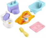 Fisher-Price Little People Kąpiel i toaleta bobasa Figurka Bobas Wash & Go GKP64 GKP66