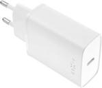 Fixed Ładowarka Sieciowa Z Wyjściem Usb-C I Obsługą PD 25W Biała (FIXC25CWH)