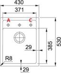 Franke SID 610-40 114.0496.102 szary