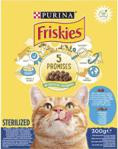 Friskies Sterilised z Łososiem i dodatkiem Warzyw 300g