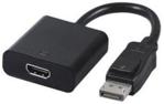 Gembird DisplayPort M - HDMI F 10cm Czarny (A-DPM-HDMIF-002)