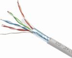 Gembird kabel instalacyjny skrętka FTP, 4x2, kat. 6, drut AL-CU, 100m, szary (FPC-6004-SOL/100)