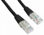 Gembird patch cord RJ45, osłonka zalewana, kat. 5e, UTP, 5m, czarny - PP12-5M/BK