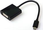 Gembird USB-C DVI 0.15m Czarny (A-CM-DVIF-01)