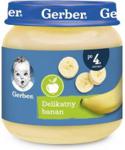 Gerber Deserek Delikatny Banan dla niemowląt po 4 Miesiącu 125G