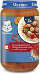 Gerber Obiadek Kasza Jęczmienna Z Klopsikami W Sosie Pomidorowym dla niemowląt po 15 Miesiącu 250G