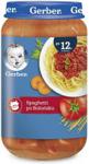 Gerber Obiadek Spaghetti po Bolońsku dla niemowląt po 12 Miesiącu 250G