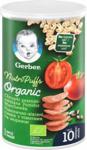 Gerber Organic Chrupki Pszenno Owsiane Pomidor Marchewka dla niemowląt po 10 Miesiącu 35g