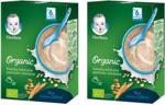 Gerber Organic Kaszka Mleczna Pszenno Owsiana dla niemowląt po 6 Miesiacu 2x240g