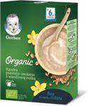 Gerber Organic Kaszka Pszenno Owsiana Z Waniliową Nutką dla niemowląt po 6 Miesiącu 240g