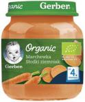 Gerber Organic Marchewka Słodki Ziemniak dla niemowląt po 4 Miesiącu 125g