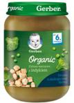 Gerber Organic Zielone Warzywa Z Indykiem dla niemowląt po 6 Miesiącu 190g