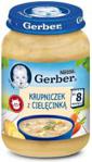 Gerber Zupka Krupniczek Z Cielęcinką dla niemowląt po 8 Miesiącu 190G