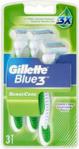 Gillette Blue 3 Sense Care Maszynka do golenia 3szt.