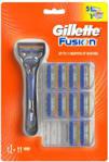 Gillette Fusion ostrza wymienne 11 Szt + maszynka