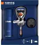 Gillette Fusion5 Proglide maszynka do golenia dla mężczyzn + Ultra Sensitive żel do golenia 75 ml + podstawka