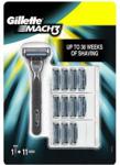 Gillette Mach3 maszynka do golenia + ostrza wymienne 12 szt