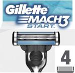 Gillette Mach3 Start Ostrza do maszynki do golenia, 4 sztuki