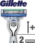 Gillette Mach3 Turbo Rączka maszynki do golenia + 2 ostrza