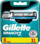 Gillette MACH3 Wkłady Ostrza 8 szt.