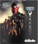 Gillette Mach3 Zestaw podarunkowy: Maszynka do golenia Justice League + 2 ostrza + Extra Comfort Żel