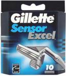 Gillette Sensor Excel Oryginalne Ostrza 10szt.