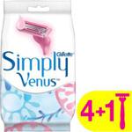 Gillette Simply Venus 3 Maszynki jednorazowe 4 + 1 szt