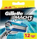 Gillette Wymienne Ostrza Do Maszynki Mach3 Turbo 12Szt.