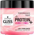 Gliss Hair Repair Protein+ Maska do włosów 4in1 nabłyszczająca Babassu Nut Oil 400ml