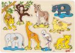Goki Układanka Drewniana Afrykańskie Malutkie Zwierzęta 57829