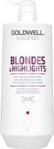 Goldwell DUALSENSES Blondes&Highlights Anty Yellow Odżywka neutralizująca do włosów blond 1000ml