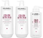 Goldwell Dualsenses Color Extra Rich Szampon 1000ml + Odżywka 1000ml + Kuracja 500ml