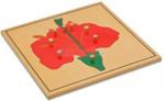 GoMontessori Puzzle drewniane - Kwiat - pomoce Montessori (BO0175)