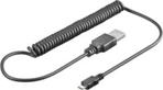 Goobay Spiralny kabel micro USB 1m (62334)