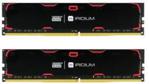 Goodram Iridium Czarna 16GB (2x8GB) DDR4 2400MHz CL15 (IR2400D464L15S16GDC)