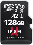 GoodRam micro SDXC IRDM 128GB V30 A2 (UHS I U3) + adapter (IRM2AA1280R12)