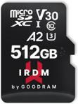 GoodRam micro SDXC IRDM 512GB V30 A2 (UHS I U3) + adapter (IRM2AA5120R12)