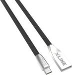 Gotze&Jensen Kabel microUSB X-line GC 1m Czarny