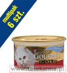 Gourmet Gold Wołowina z Kurczakiem w Sosie Pomidorowym 6x85g