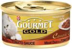 Gourmet Gold Wołowina z Kurczakiem w Sosie Pomidorowym 85g