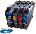 GP Toner Zamiennik dla Brother LC123 DCP-J132w J152w J552dw MFC-J4410dw 4510dw Zestaw (GP-B123CMYK)