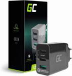 Green Cell Ładowarka uniwersalna 3x USB QC (CHAR03)